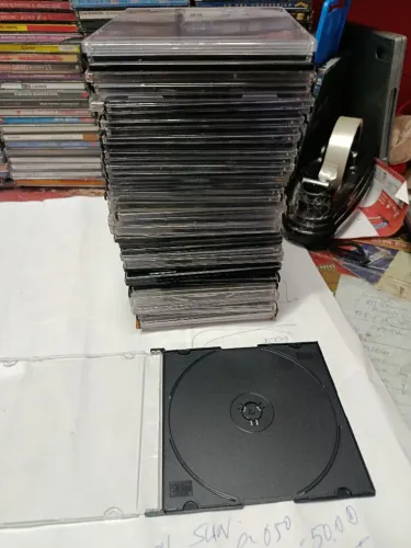 Estojos slim para cd ou dvd