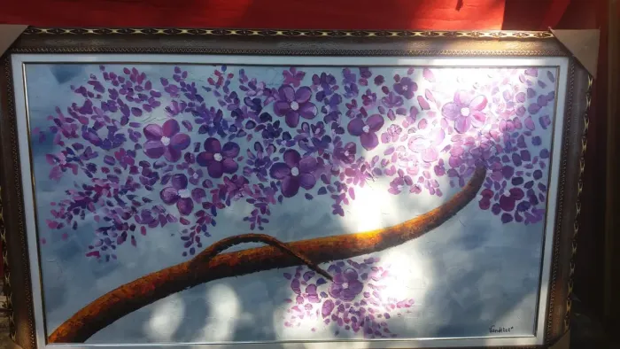Pintura óleo sobre tela.