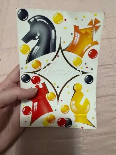 Cartão raro e antigo Felicidades 