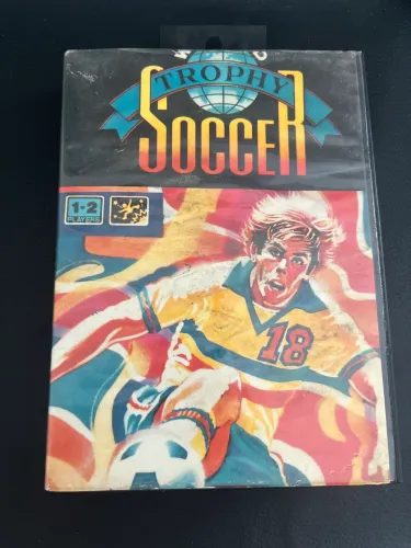 World Trophy Soccer - Cartucho Mega Drive com Caixa