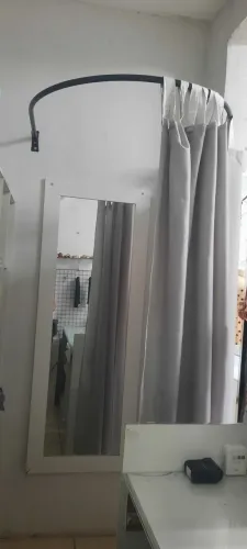 Provador de Roupa com cortina