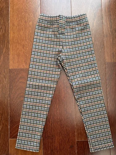 Calça inverno infantil menina Zara xadrez
