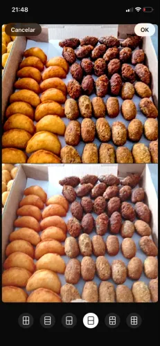 Salgados fritos e assados