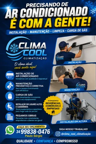 Instalação e Manutenção ar condicionado 