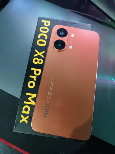 Poco X8 Pro Max 12GB 256GB - Laranja! Menos de 3 meses de uso