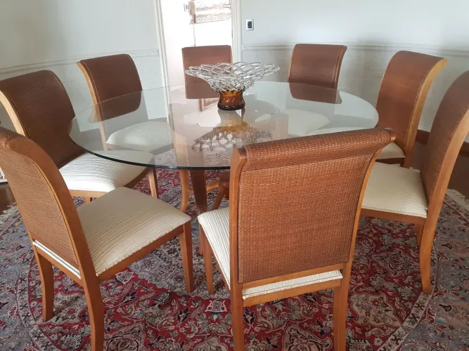 Mesa Sierra com cadeiras 
