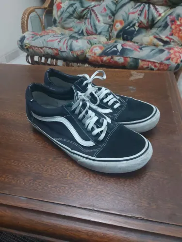 Tênis Vans Old Skool Preto Original - Conservado