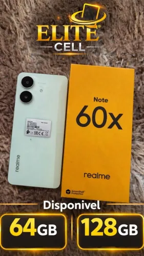 REALME 60X LACRADO COM 1 ANO GARANTIA REALME 