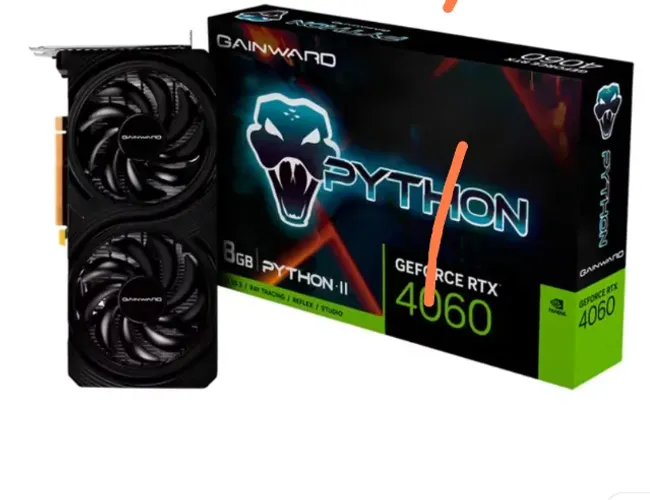 Placa de vídeo RTX4060 com menos de um ano de uso