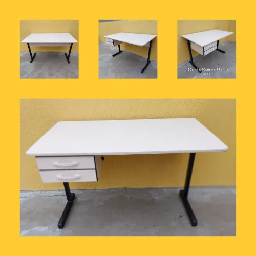 Mesa escritório 1.20x70cm com gavetas