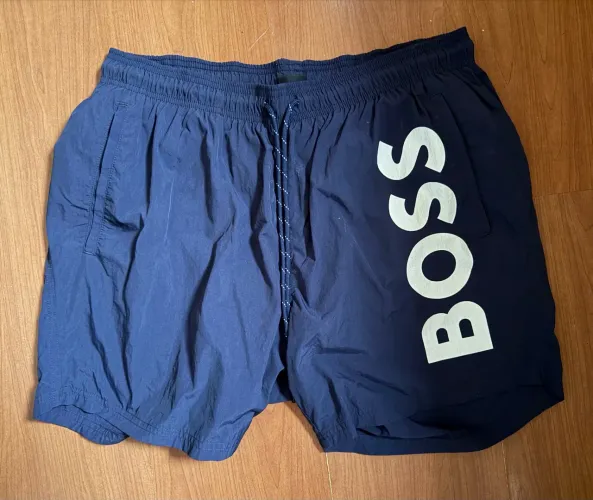 Bermuda Short HUGO BOSS Beachwear Praia Big Logo ORIGINAL