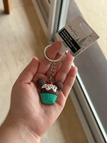 chaveiro cupcake do mickey, original disney parks de orlando