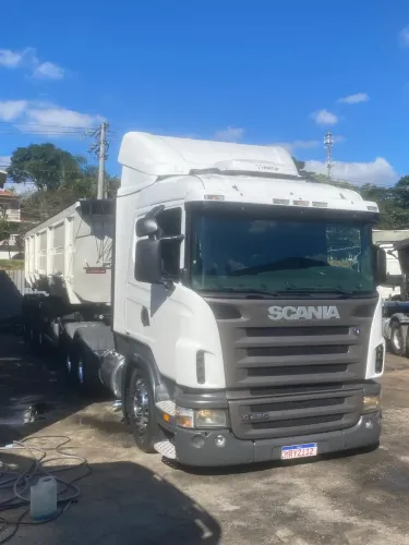 Scania G420 2008 e carreta caçamba 2025