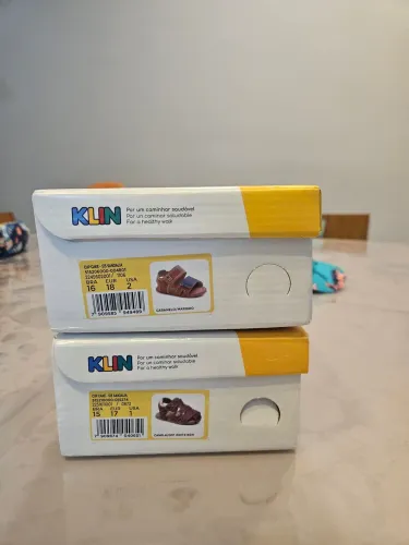 Kit 2x sandálias Klin Bebê