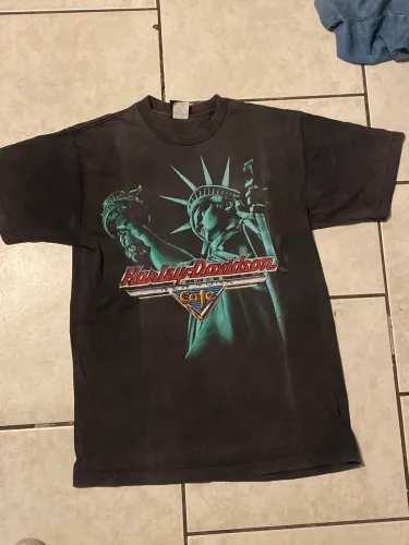 camiseta harley-davidson cafe new york vintage