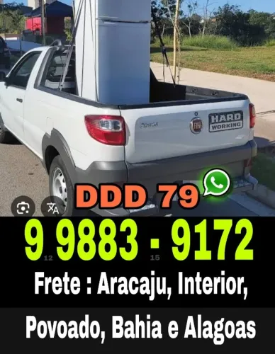 Frete, Fretes e Pequenos Carretos - Aracaju, Povoado, Interior, Bahia e Alagoas 