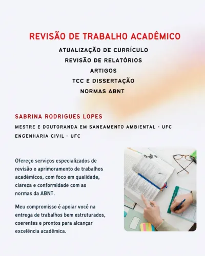 ? Revisão de Trabalhos Acadêmicos | ABNT | TCC | Artigos | Currículo
