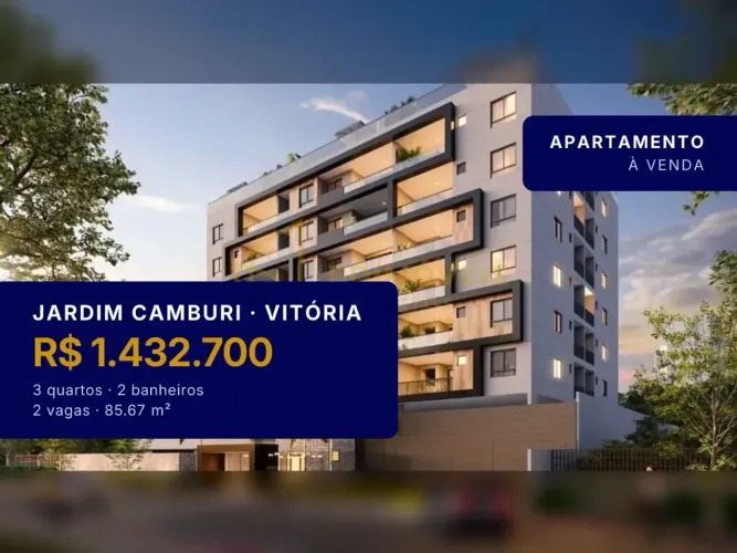 Viva a Elegância do Jardim Camburi | Apartamento com 3 Suítes