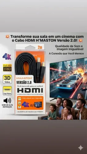 Cabo HDMI 2 metros 
