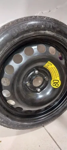 Pneu com roda estep aro 15, parcelo no cartão
