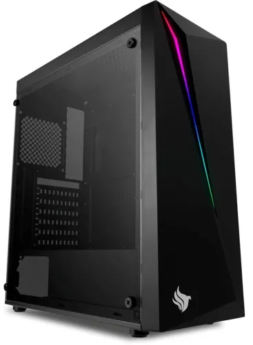 Gabinete Pichau Gaming Hunter RGB Lateral Vidro Temp, PG-HT01-RGB