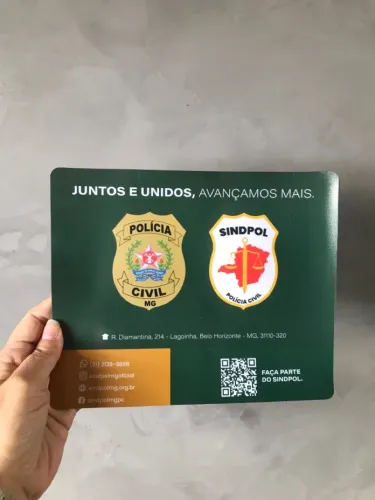 Mouse Pad da Polícia Civil Novo