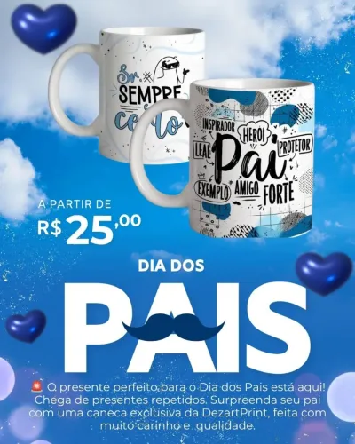 CANECAS PERSONALIZADAS DIA DOS PAIS