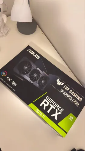 Placa de Vídeo RTX 3070 Ti ASUS TUF Gaming 8GB GDDR6X | Impecável
