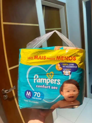 Fralda Pampers Confort Sec M