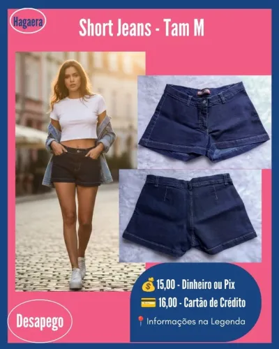 Desapego: Short Jeans - Tam M