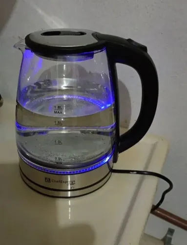 Vendo Chaleira elétrica vidro transparente com led