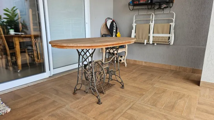 Mesa Rústica Madeira Maciça