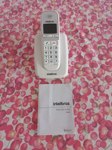 Aparelho telefônico sem fio intelbras com identificador de chamadas