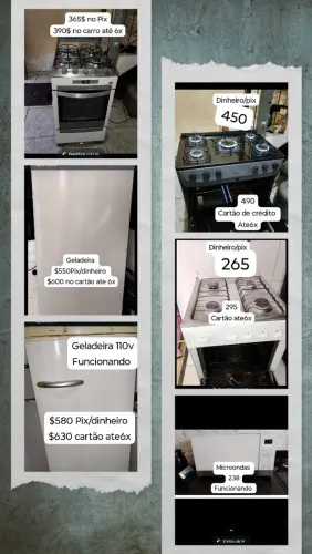 Geladeira funcionando valores estão nas fotos entrega a combinar