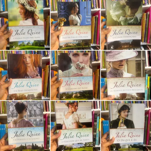 Box Coleção Completa Os Bridgertons - 9 Livros (Julia Quinn) - Ótimo Estado