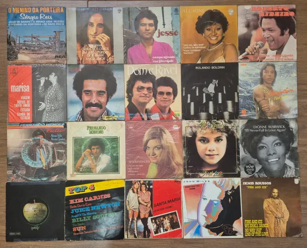 Lp vinil 20 compactos variados