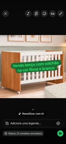 Berço e colchão 