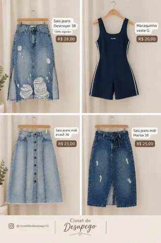 Roupas femininas de desapego / Brechó