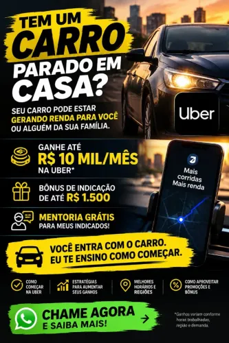 Seja motorista Uber !