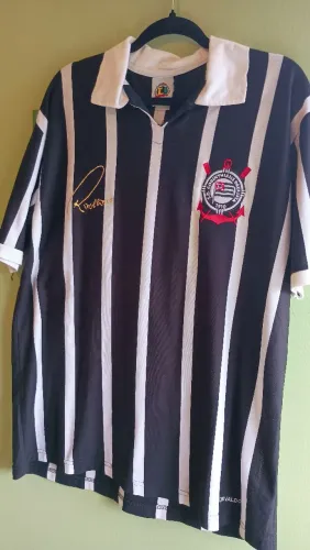 Camisa Corinthians Retrô Rivelino 10 TAM GG EXCELENTE