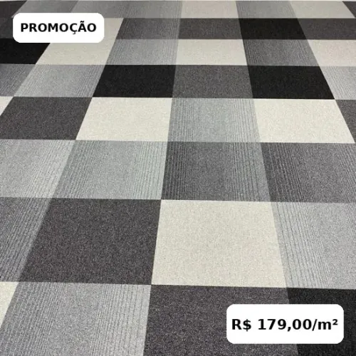 Carpete para Escritório em Placas Belgotex - Metrópolis Transitions