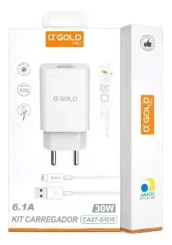 CARREGADOR TURBO 30W a'gold