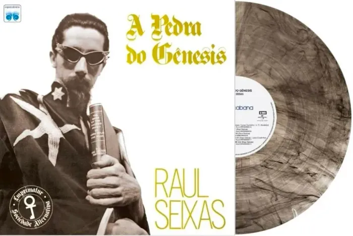 LP Vinil Raul Seixas - A Pedra do Gênesis (1988 / LP Fumê Translúcido Esfumaçado)