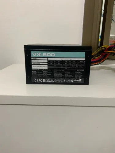 Fonte Aerocool Stealth VX-500, 500W, Bivolt