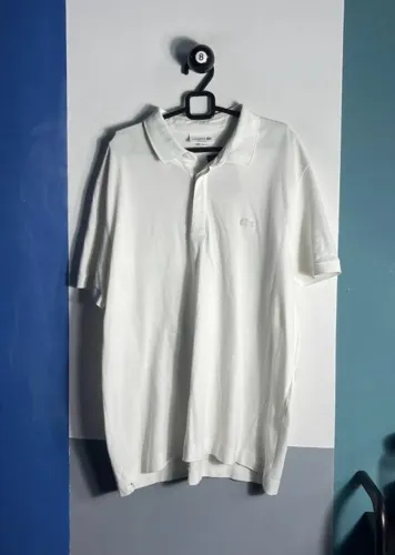 Camisa Polo Lacoste Piqué Branca Regular Fit Original - Tam FR 5 / G