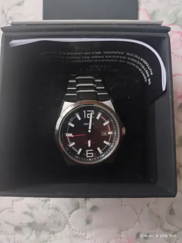 Relógio orient solar tech novíssimo 