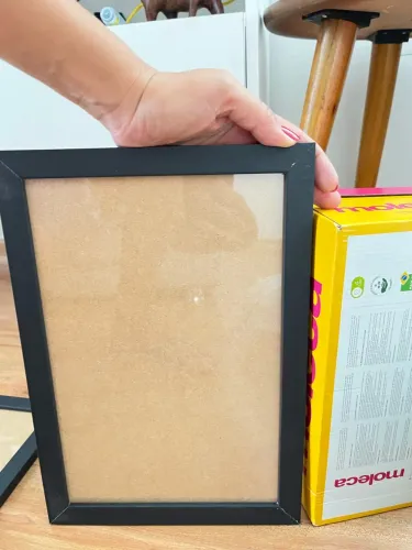 Quadro para certificado de acetato.