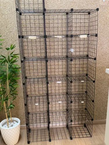 Estante Aramada Modular 18 Nichos - Organizador Versátil e Resistente