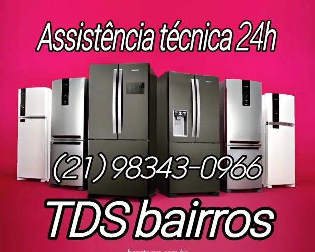 Conserto de geladeira (sábado domingo feriado) freezer 24H