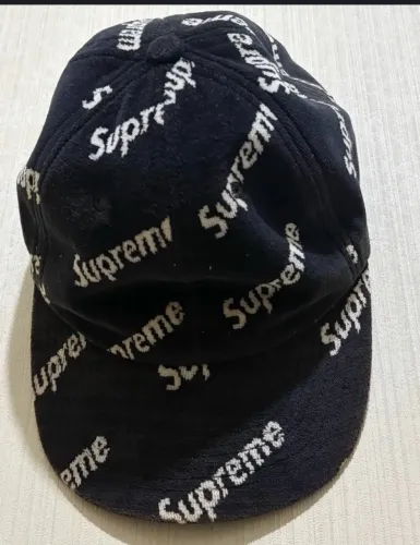 Boné supreme panel 6 logo